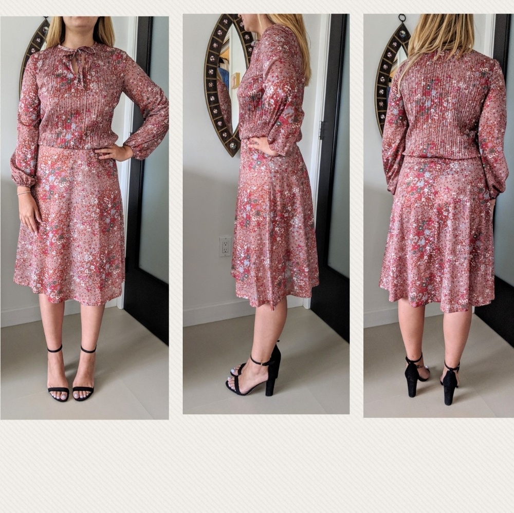 Vintage Sue Brett Floral Dress
